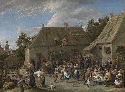 Bauernkirmes, ca. 1665 von David Teniers the Younger